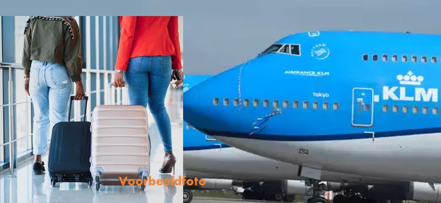 Nederland Suriname SLM KLM vliegtuig vakantie Schiphol Paramaribo veiligheid koffer